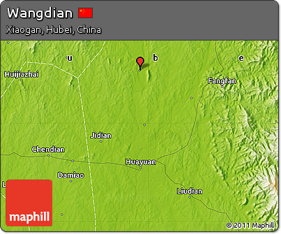 Physical Map of Wangdian