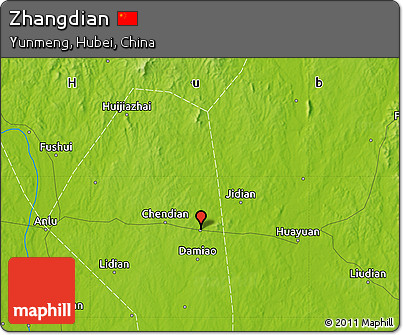Physical Map of Zhangdian