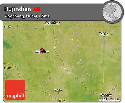 Satellite Map of Hujindian