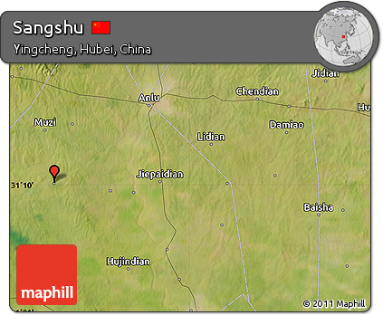 Satellite Map of Sangshu