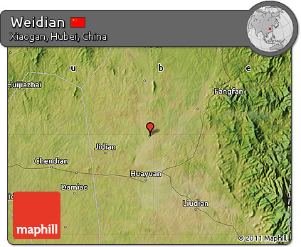 Satellite Map of Weidian