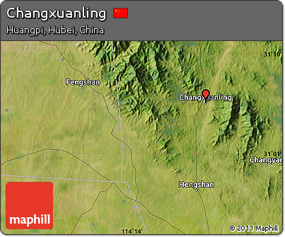 Satellite Map of Changxuanling