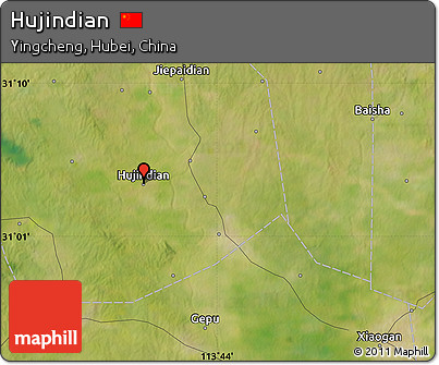 Satellite Map of Hujindian
