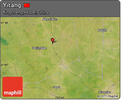 Satellite Map of Yitang