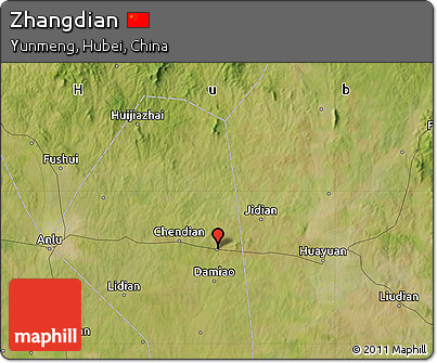 Satellite Map of Zhangdian