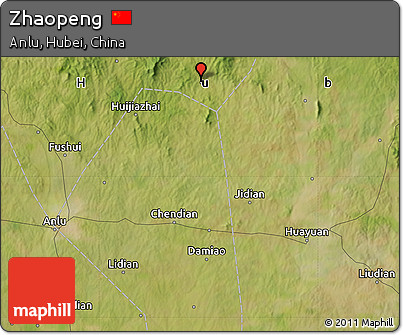 Satellite Map of Zhaopeng