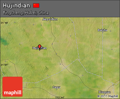 Satellite Map of Hujindian