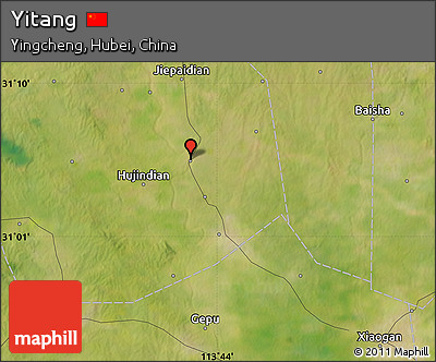 Satellite Map of Yitang