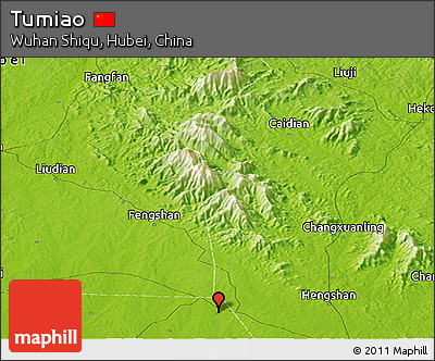 Physical Panoramic Map of Tumiao