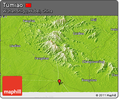 Physical Panoramic Map of Tumiao