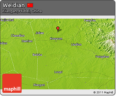 Physical Panoramic Map of Weidian