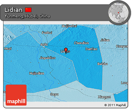 Political Panoramic Map of Lidian