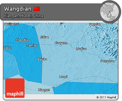 Political Panoramic Map of Wangdian