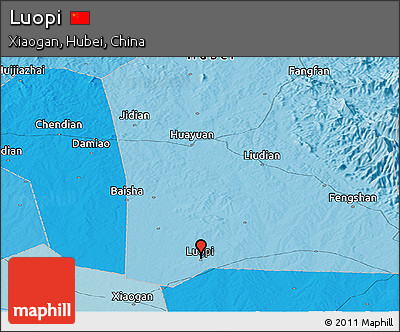 Political Panoramic Map of Luopi