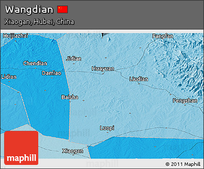 Political Panoramic Map of Wangdian