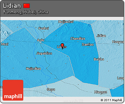 Political Panoramic Map of Lidian