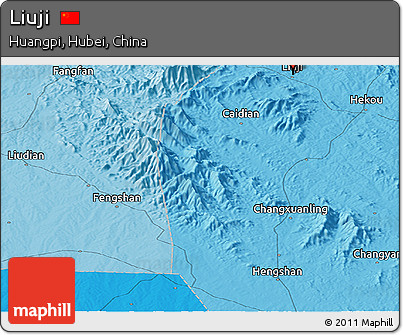 Political Panoramic Map of Liuji