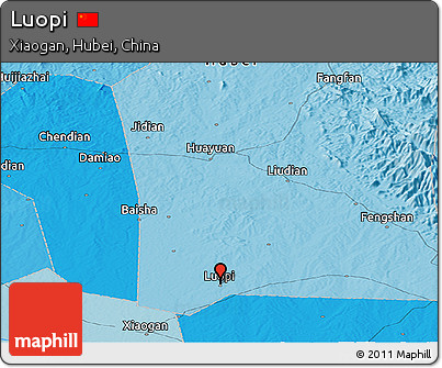 Political Panoramic Map of Luopi