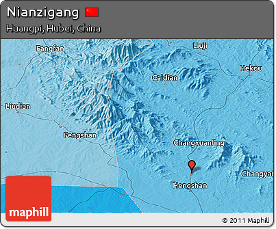 Political Panoramic Map of Nianzigang