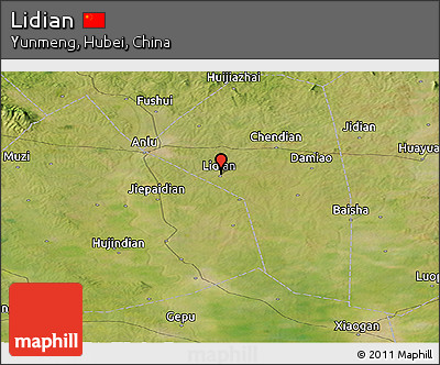 Satellite Panoramic Map of Lidian