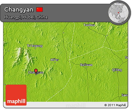 Physical 3D Map of Changyan