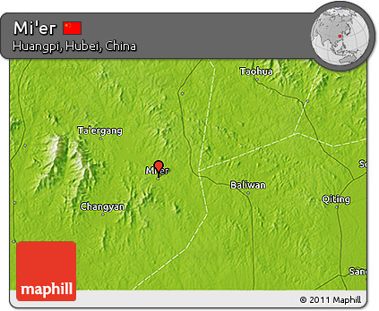 Physical 3D Map of Mi'er
