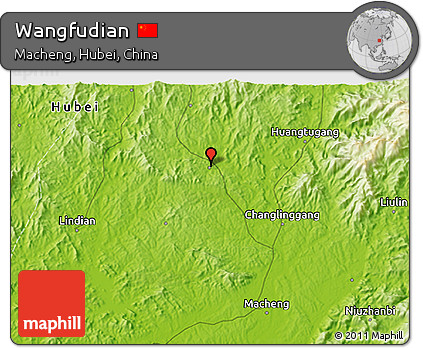 Physical 3D Map of Wangfudian