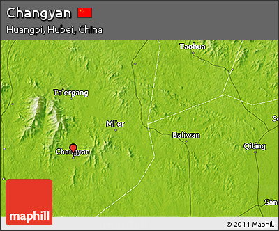 Physical 3D Map of Changyan