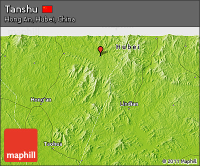 Physical 3D Map of Tanshu