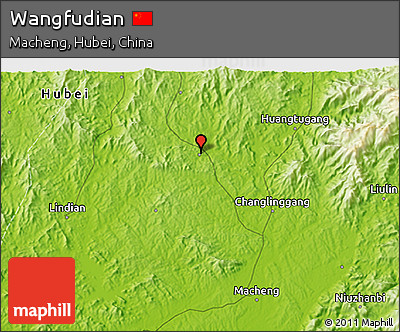 Physical 3D Map of Wangfudian