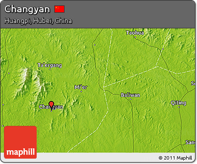 Physical 3D Map of Changyan