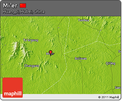 Physical 3D Map of Mi'er