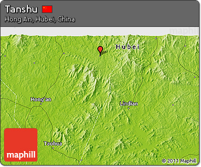 Physical 3D Map of Tanshu