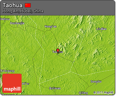 Physical 3D Map of Taohua