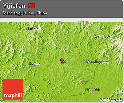 Physical 3D Map of Yijiafan