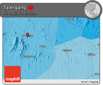 Political 3D Map of Ta'ergang
