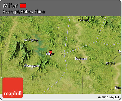 Satellite 3D Map of Mi'er