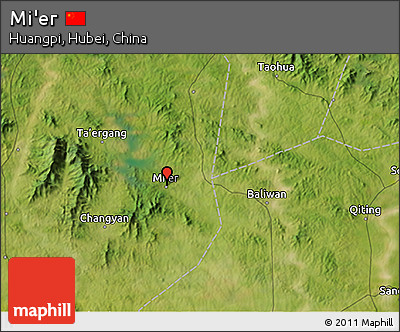 Satellite 3D Map of Mi'er