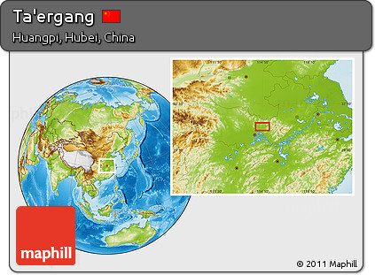 Physical Location Map of Ta'ergang