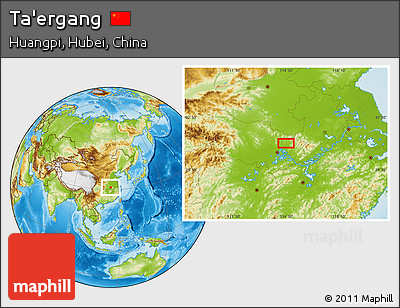 Physical Location Map of Ta'ergang