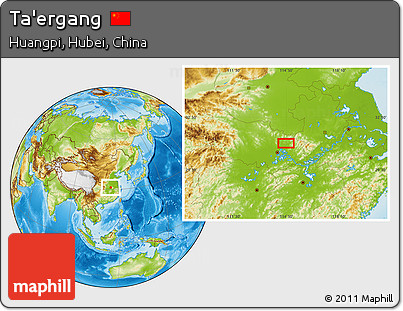 Physical Location Map of Ta'ergang
