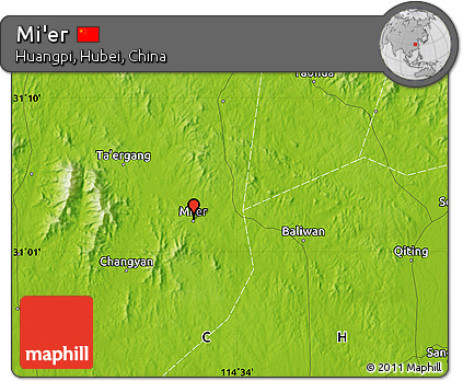 Physical Map of Mi'er