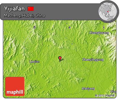 Physical Map of Yijiafan