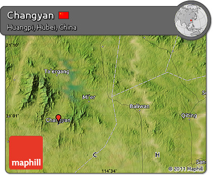 Satellite Map of Changyan