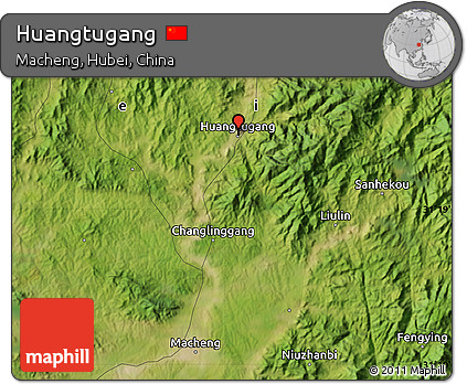 Satellite Map of Huangtugang