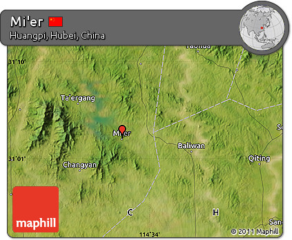 Satellite Map of Mi'er