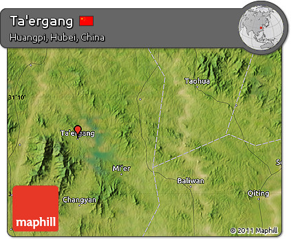 Satellite Map of Ta'ergang