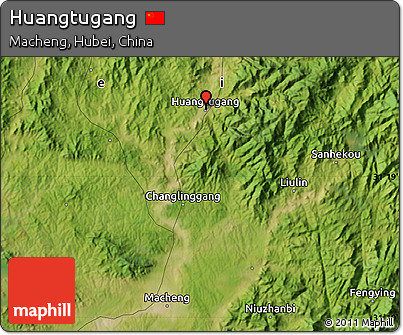 Satellite Map of Huangtugang