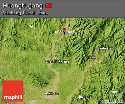 Satellite Map of Huangtugang