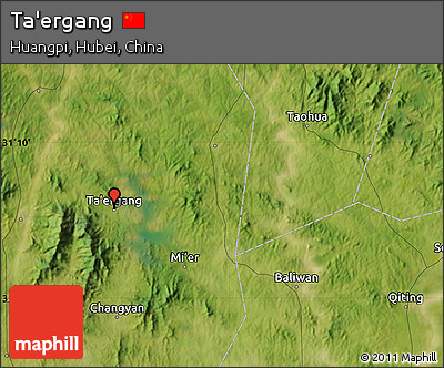 Satellite Map of Ta'ergang